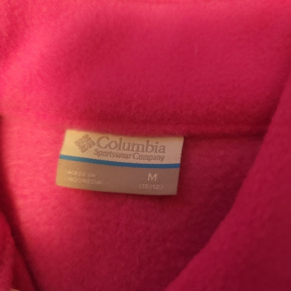 Columbia Fleece Jacket Girls 10/12 Medium - Picture 4 of 4